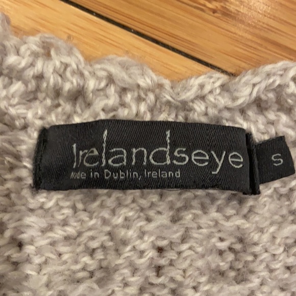 IrelandsEye 100% merino wool cream cardigan - Picture 2 of 13